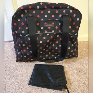 Vera Bradley weekender polka dot bag